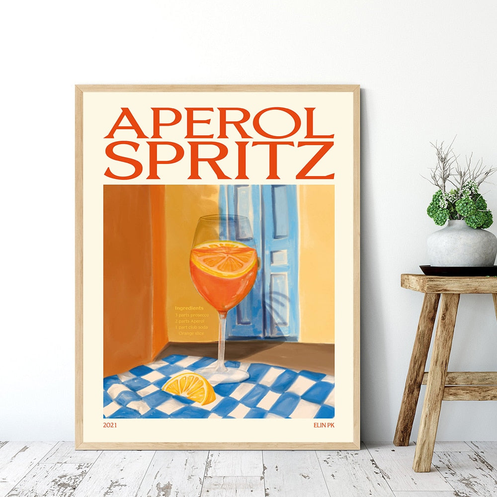 Vintage Drink Prints